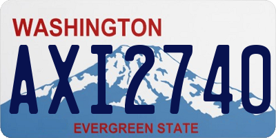 WA license plate AXI2740
