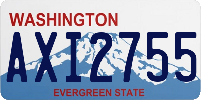 WA license plate AXI2755