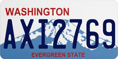 WA license plate AXI2769