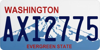 WA license plate AXI2775