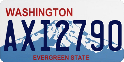 WA license plate AXI2790