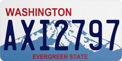 WA license plate AXI2797