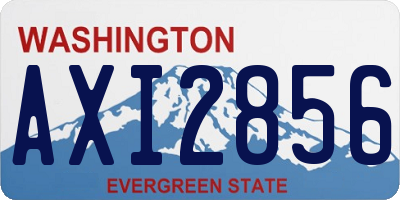WA license plate AXI2856