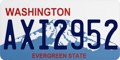 WA license plate AXI2952