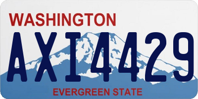WA license plate AXI4429