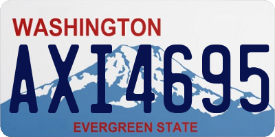 WA license plate AXI4695