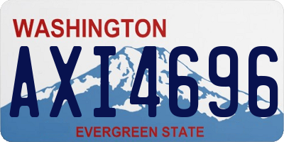 WA license plate AXI4696