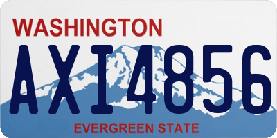 WA license plate AXI4856