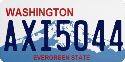 WA license plate AXI5044