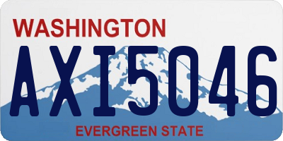 WA license plate AXI5046