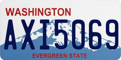 WA license plate AXI5069