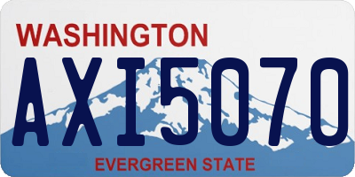 WA license plate AXI5070