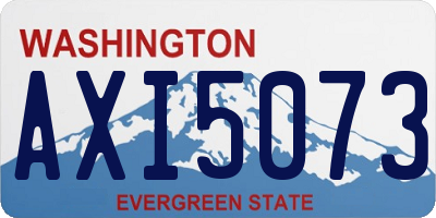 WA license plate AXI5073