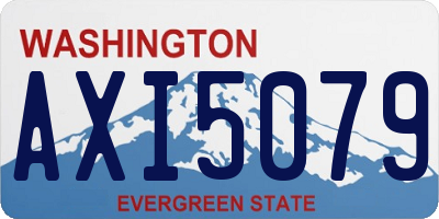WA license plate AXI5079