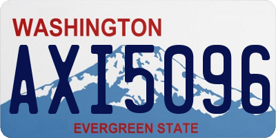 WA license plate AXI5096