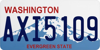 WA license plate AXI5109