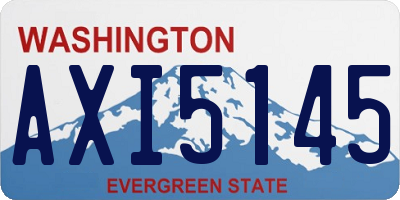 WA license plate AXI5145