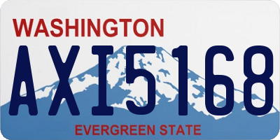 WA license plate AXI5168