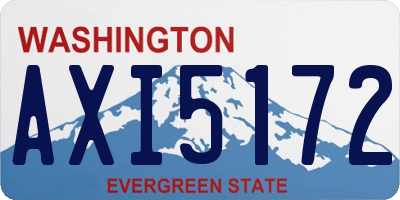 WA license plate AXI5172