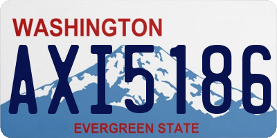 WA license plate AXI5186