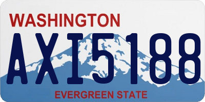 WA license plate AXI5188