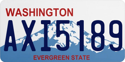 WA license plate AXI5189