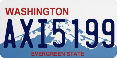 WA license plate AXI5199