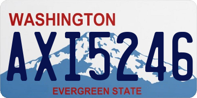 WA license plate AXI5246