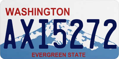 WA license plate AXI5272