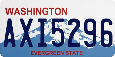 WA license plate AXI5296