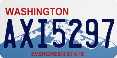 WA license plate AXI5297
