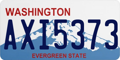 WA license plate AXI5373