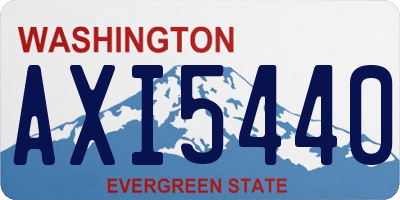 WA license plate AXI5440