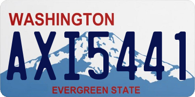 WA license plate AXI5441