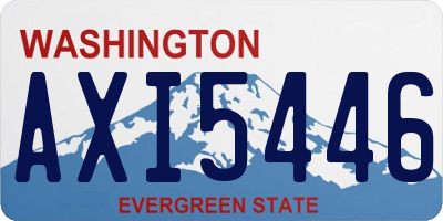 WA license plate AXI5446