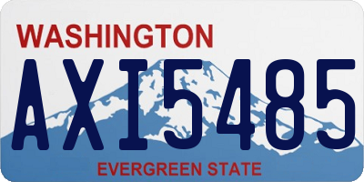 WA license plate AXI5485