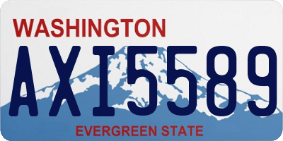 WA license plate AXI5589