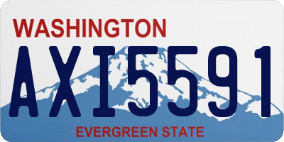 WA license plate AXI5591
