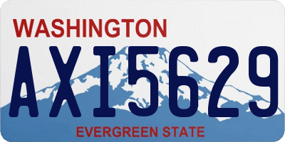 WA license plate AXI5629