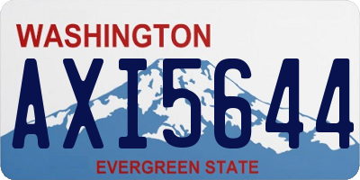 WA license plate AXI5644