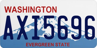 WA license plate AXI5696