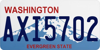 WA license plate AXI5702
