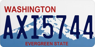 WA license plate AXI5744