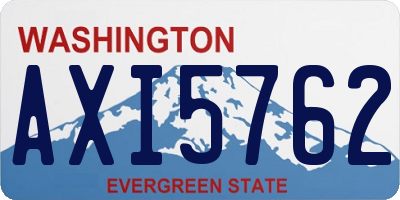 WA license plate AXI5762