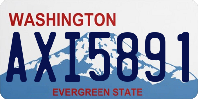 WA license plate AXI5891