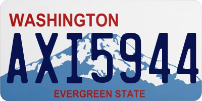 WA license plate AXI5944