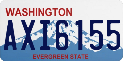 WA license plate AXI6155