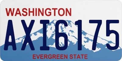 WA license plate AXI6175