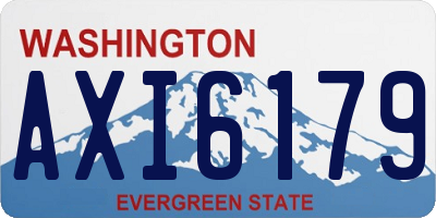 WA license plate AXI6179