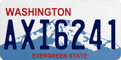 WA license plate AXI6241